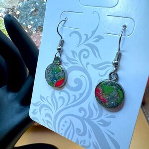 Bellway beauty ‘disco party’ diver fish hook dangle earrings